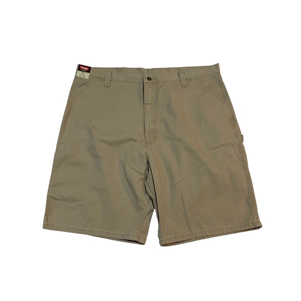 Wrangler Originals Mens 42 Utility Carpenter Shorts Khaki Tan 67CUTWT NEW